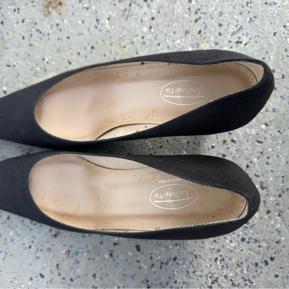 Talbots Black Pointed Toe Heels - image 5